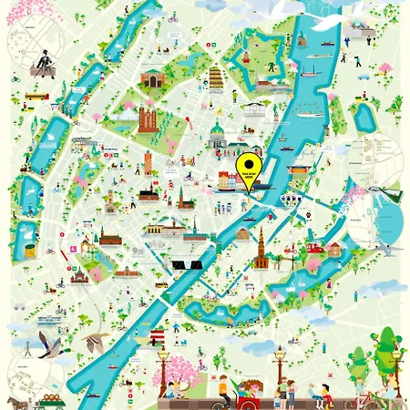 Апартаменты Modern 3br Duplex In Nyhavn W Private Balcony Копенгаген